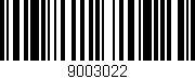 Código de barras (EAN, GTIN, SKU, ISBN): '9003022'
