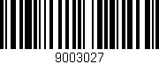 Código de barras (EAN, GTIN, SKU, ISBN): '9003027'