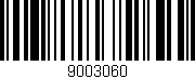 Código de barras (EAN, GTIN, SKU, ISBN): '9003060'