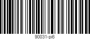 Código de barras (EAN, GTIN, SKU, ISBN): '90031-pi6'