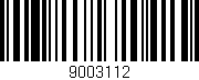 Código de barras (EAN, GTIN, SKU, ISBN): '9003112'