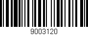 Código de barras (EAN, GTIN, SKU, ISBN): '9003120'