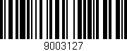 Código de barras (EAN, GTIN, SKU, ISBN): '9003127'