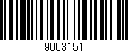 Código de barras (EAN, GTIN, SKU, ISBN): '9003151'