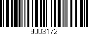 Código de barras (EAN, GTIN, SKU, ISBN): '9003172'