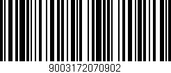 Código de barras (EAN, GTIN, SKU, ISBN): '9003172070902'
