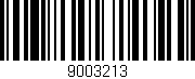 Código de barras (EAN, GTIN, SKU, ISBN): '9003213'
