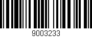 Código de barras (EAN, GTIN, SKU, ISBN): '9003233'