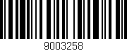 Código de barras (EAN, GTIN, SKU, ISBN): '9003258'