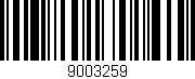 Código de barras (EAN, GTIN, SKU, ISBN): '9003259'