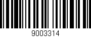 Código de barras (EAN, GTIN, SKU, ISBN): '9003314'
