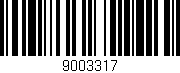 Código de barras (EAN, GTIN, SKU, ISBN): '9003317'