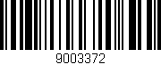 Código de barras (EAN, GTIN, SKU, ISBN): '9003372'