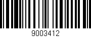 Código de barras (EAN, GTIN, SKU, ISBN): '9003412'