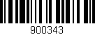 Código de barras (EAN, GTIN, SKU, ISBN): '900343'