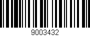 Código de barras (EAN, GTIN, SKU, ISBN): '9003432'
