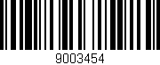 Código de barras (EAN, GTIN, SKU, ISBN): '9003454'
