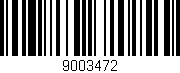 Código de barras (EAN, GTIN, SKU, ISBN): '9003472'