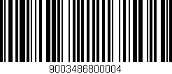 Código de barras (EAN, GTIN, SKU, ISBN): '9003486800004'