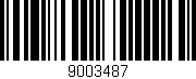 Código de barras (EAN, GTIN, SKU, ISBN): '9003487'
