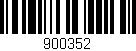 Código de barras (EAN, GTIN, SKU, ISBN): '900352'