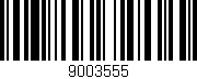 Código de barras (EAN, GTIN, SKU, ISBN): '9003555'