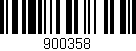 Código de barras (EAN, GTIN, SKU, ISBN): '900358'