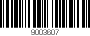 Código de barras (EAN, GTIN, SKU, ISBN): '9003607'