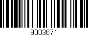 Código de barras (EAN, GTIN, SKU, ISBN): '9003671'