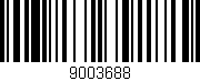 Código de barras (EAN, GTIN, SKU, ISBN): '9003688'