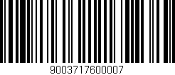 Código de barras (EAN, GTIN, SKU, ISBN): '9003717600007'