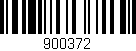 Código de barras (EAN, GTIN, SKU, ISBN): '900372'