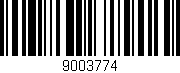 Código de barras (EAN, GTIN, SKU, ISBN): '9003774'