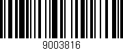 Código de barras (EAN, GTIN, SKU, ISBN): '9003816'