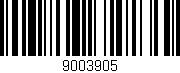 Código de barras (EAN, GTIN, SKU, ISBN): '9003905'