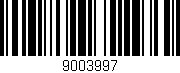 Código de barras (EAN, GTIN, SKU, ISBN): '9003997'