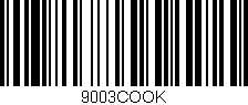 Código de barras (EAN, GTIN, SKU, ISBN): '9003COOK'