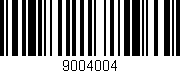 Código de barras (EAN, GTIN, SKU, ISBN): '9004004'