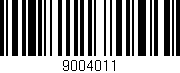 Código de barras (EAN, GTIN, SKU, ISBN): '9004011'