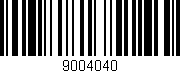 Código de barras (EAN, GTIN, SKU, ISBN): '9004040'