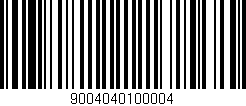 Código de barras (EAN, GTIN, SKU, ISBN): '9004040100004'