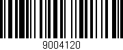 Código de barras (EAN, GTIN, SKU, ISBN): '9004120'