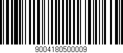 Código de barras (EAN, GTIN, SKU, ISBN): '9004180500009'