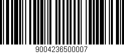 Código de barras (EAN, GTIN, SKU, ISBN): '9004236500007'