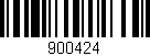 Código de barras (EAN, GTIN, SKU, ISBN): '900424'