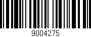 Código de barras (EAN, GTIN, SKU, ISBN): '9004275'