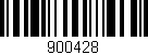 Código de barras (EAN, GTIN, SKU, ISBN): '900428'