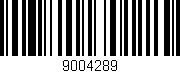 Código de barras (EAN, GTIN, SKU, ISBN): '9004289'