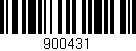 Código de barras (EAN, GTIN, SKU, ISBN): '900431'