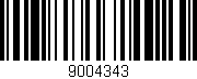 Código de barras (EAN, GTIN, SKU, ISBN): '9004343'